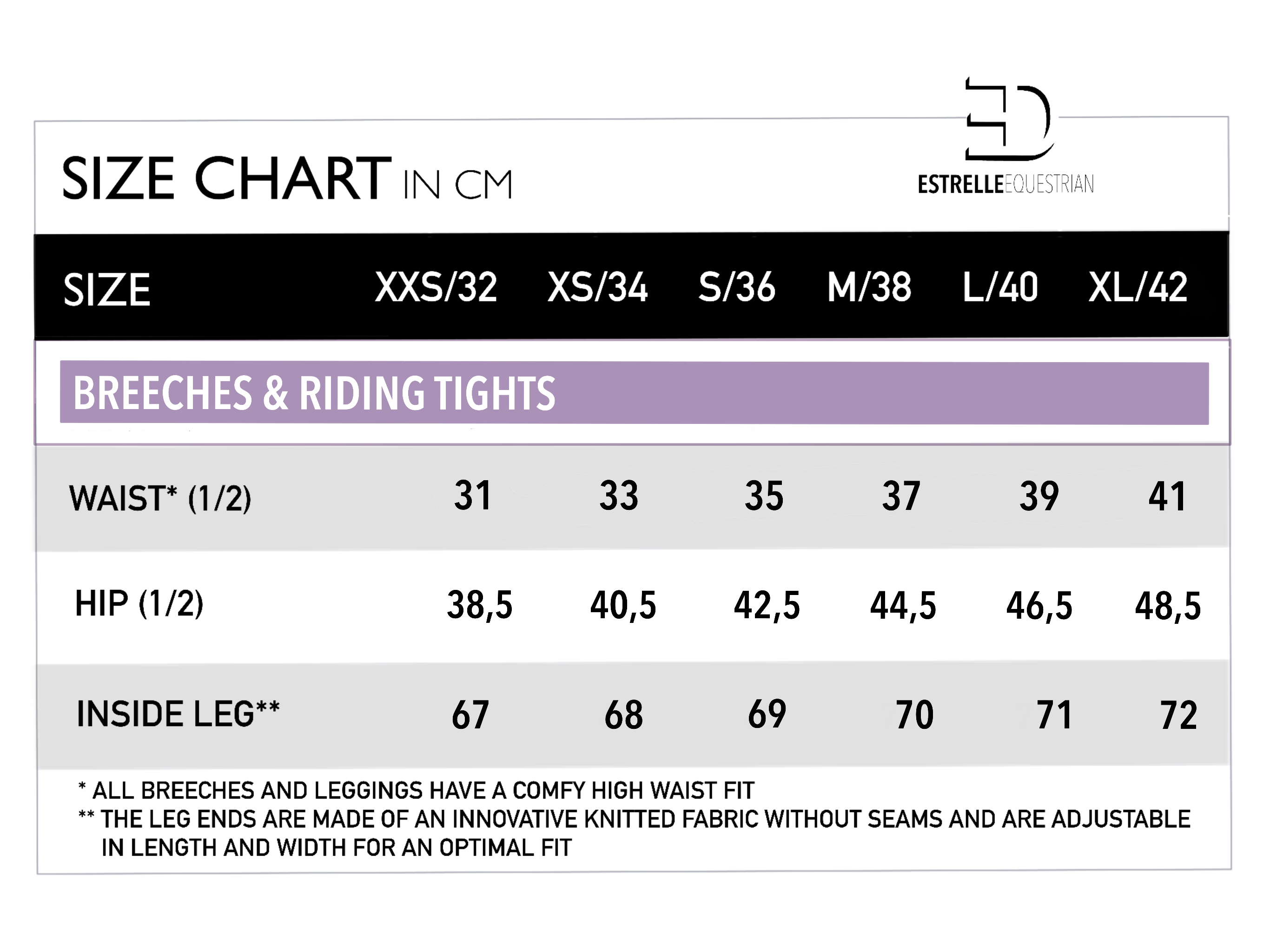 ED-Iconic riding breeches, black