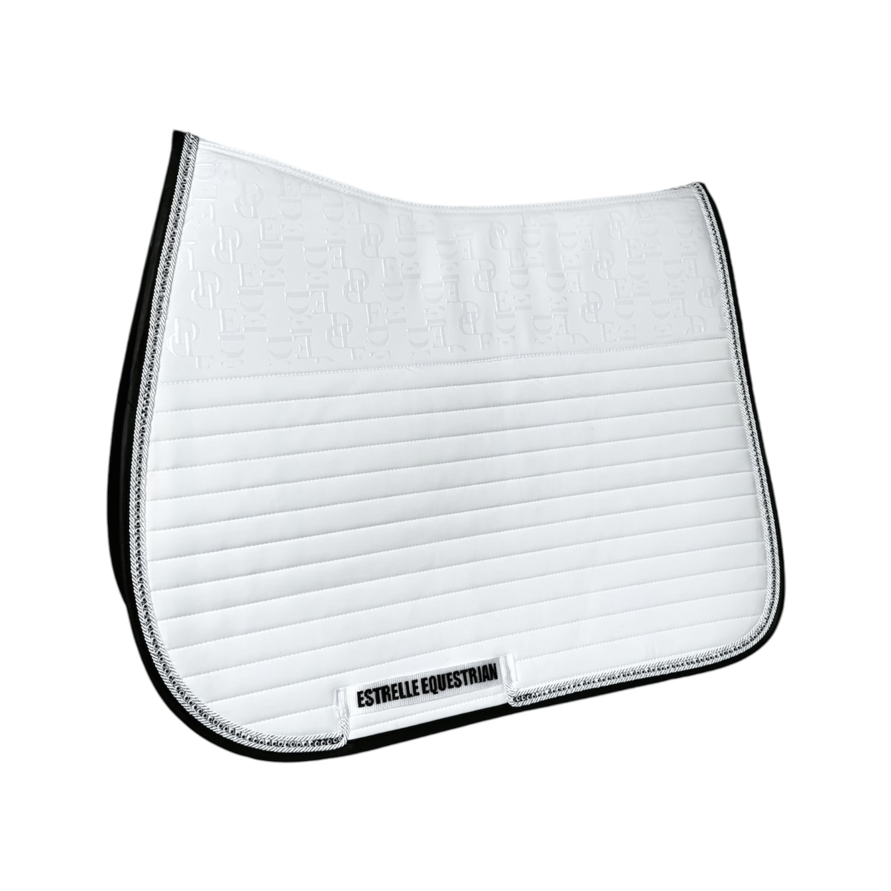 Tapis de selle Jersey Grip Tec. blanc
