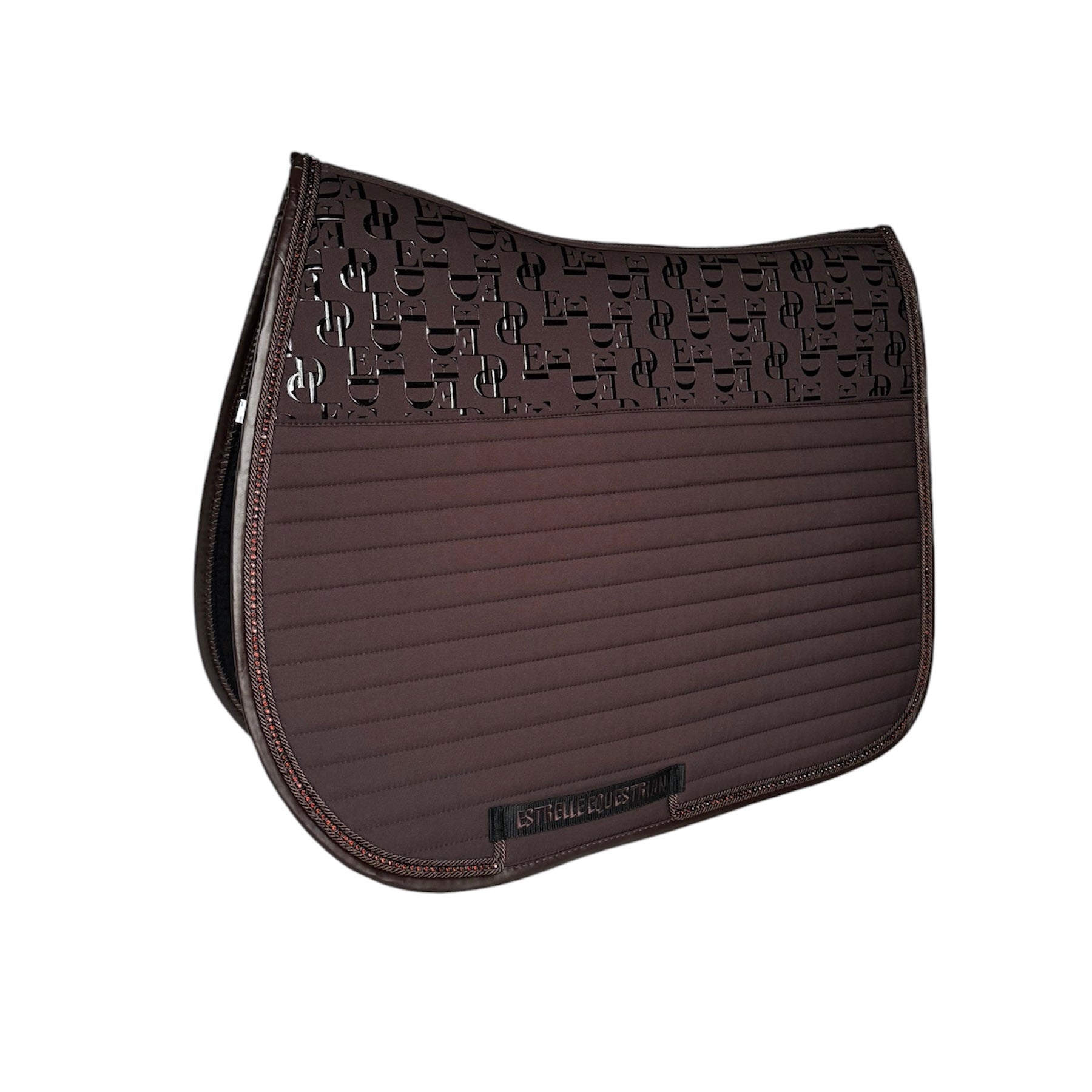 Tapis de selle Jersey Grip Tec. chocolat