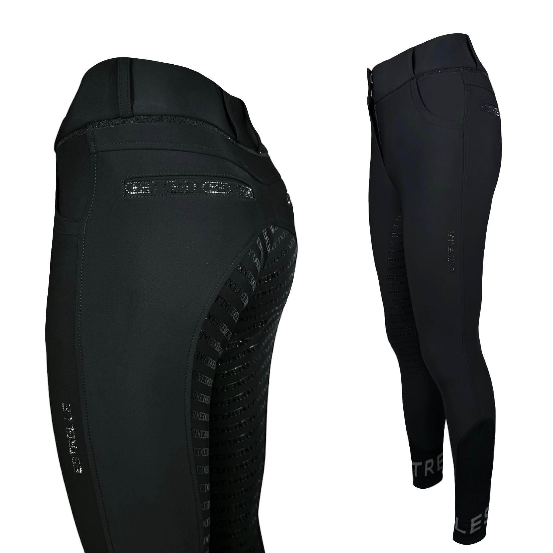 ED-Crystal Chain breeches black