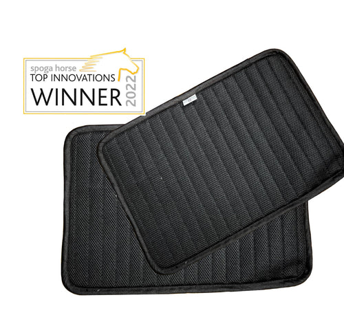 Cool Air Tec. Bandage pads, black