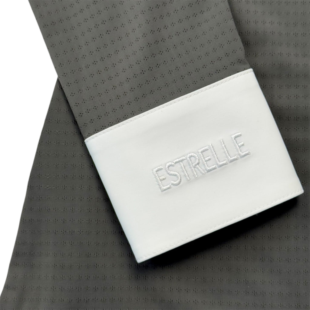 T-shirt de compétition ED-Crystal Chain vert palmier long