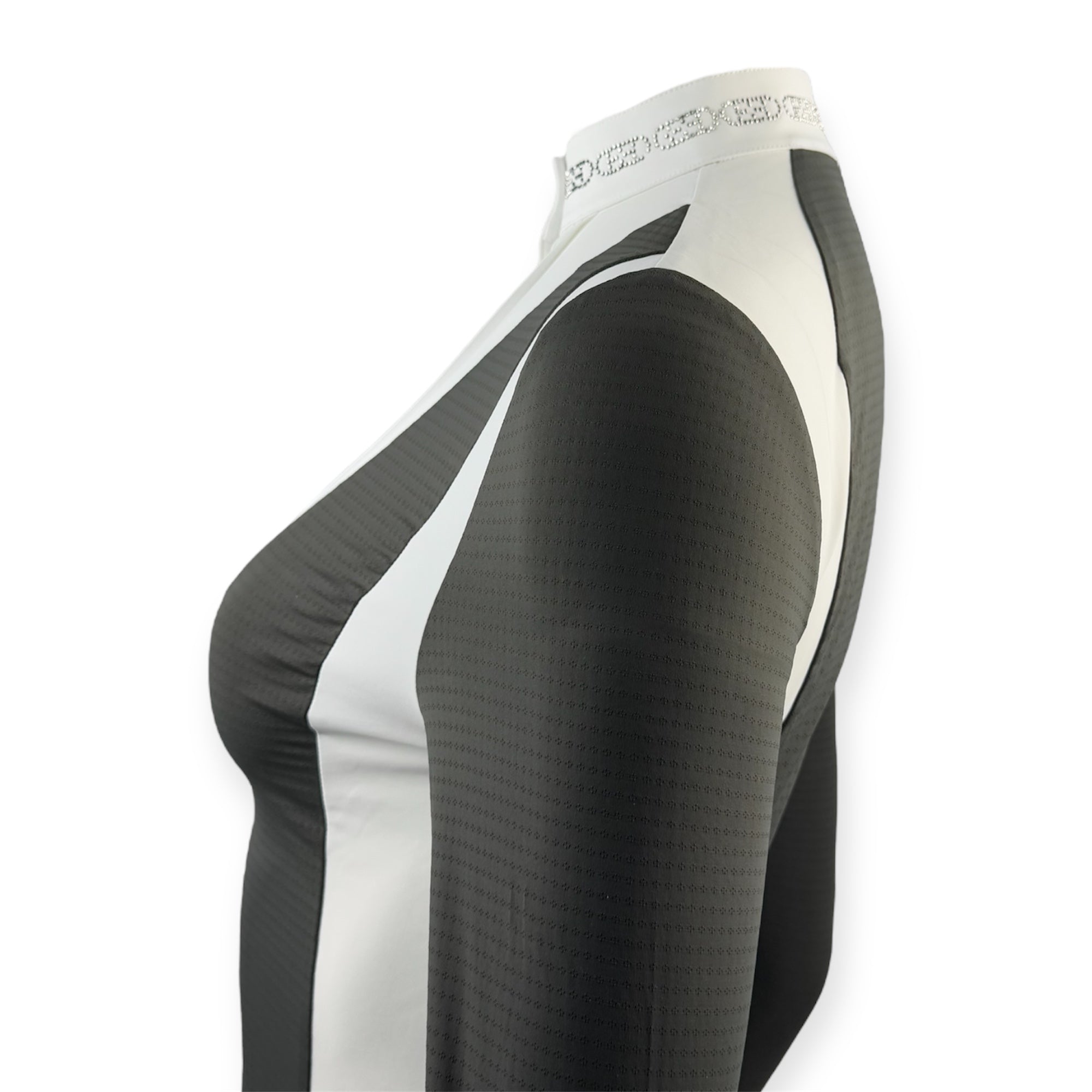 T-shirt de compétition ED-Crystal Chain vert palmier long