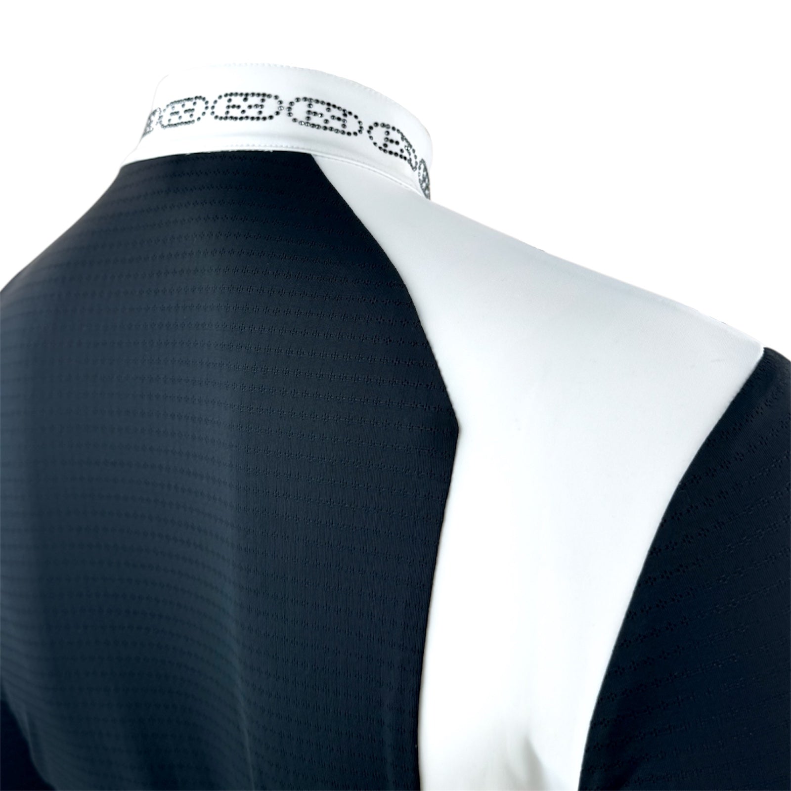 T-shirt de compétition ED-Crystal Chain, bleu marine foncé, long