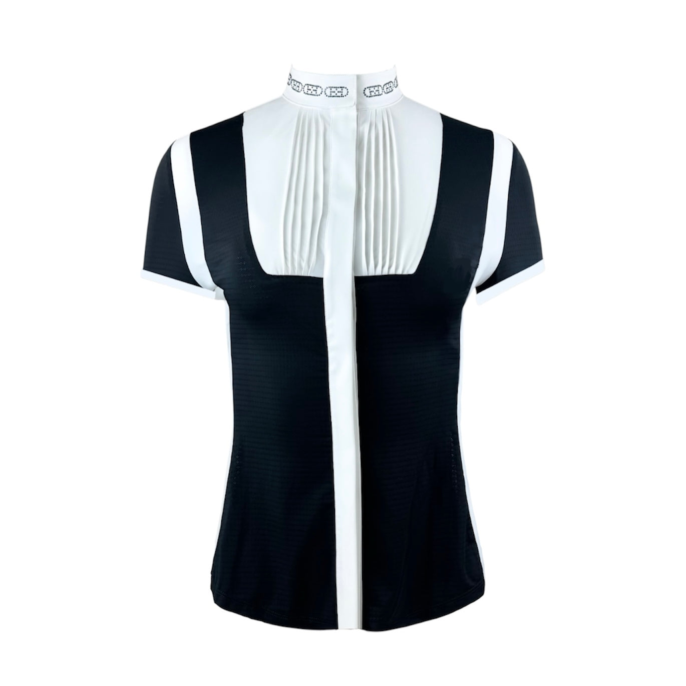 T-shirt de compétition ED-Crystal Chain, bleu marine foncé, court